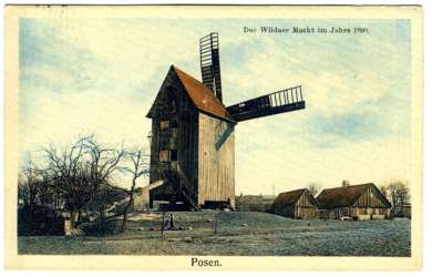 W początkach XIX wieku przy rynku stanął wiatrak. Fot. Muzeum Historii Miasta Poznania